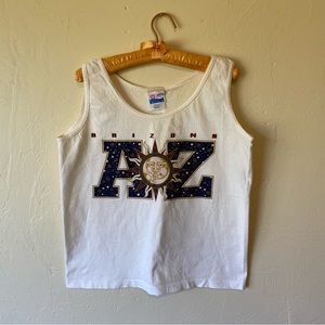 Cropped celestial Arizona tourist tank top🌞🌙